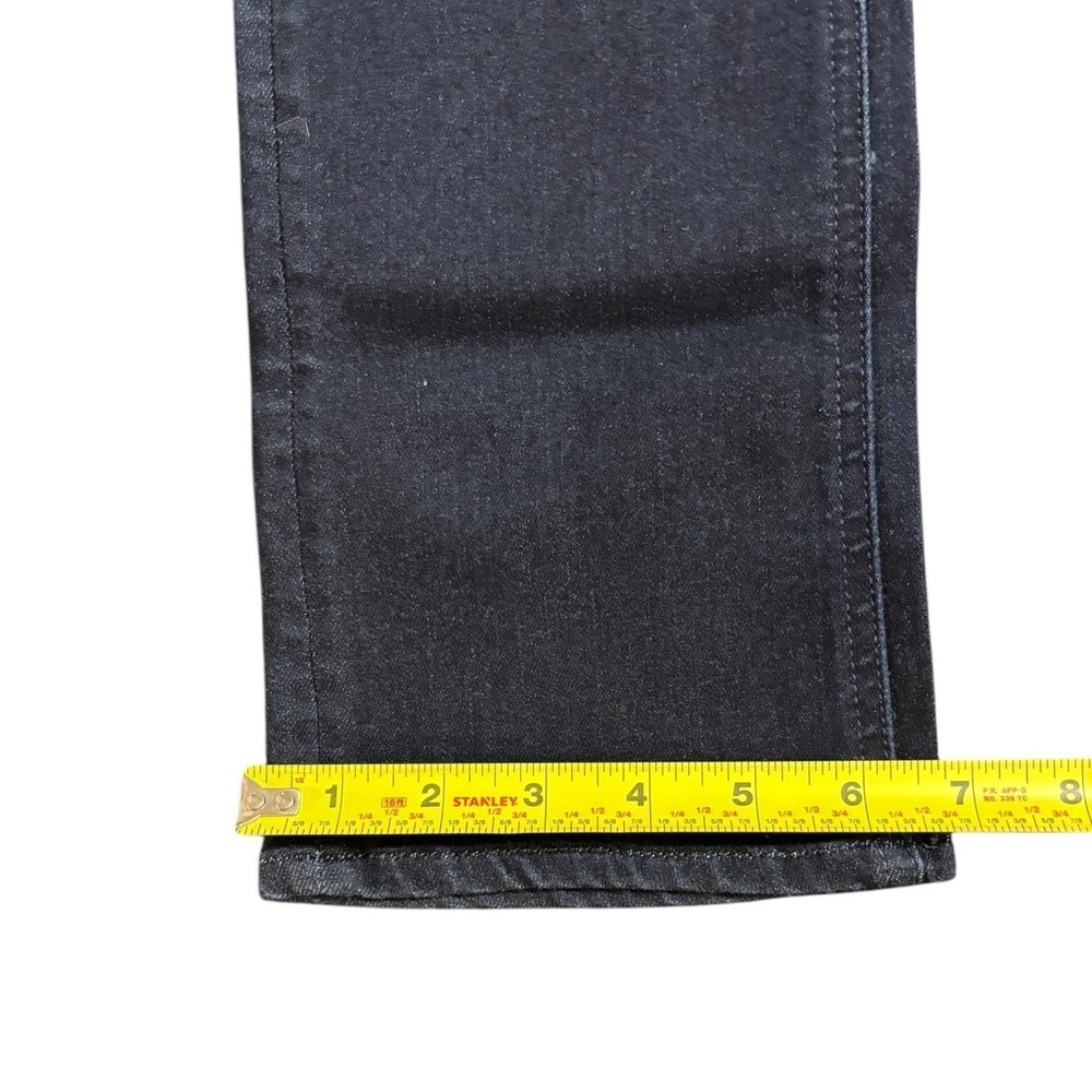 MOTHER THE MID RISE DAZZLER ANKLE Blue Straight Leg Denim with Subtle Worn Look - Picture 7 of 11